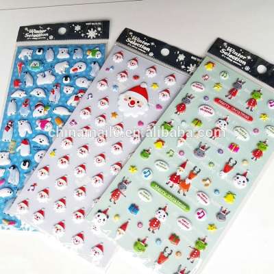 Christmas DIY decorative puffy stickers